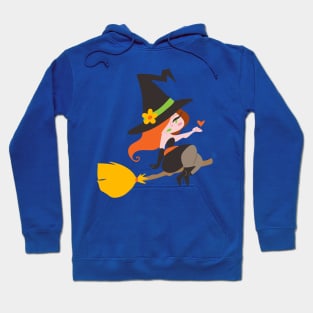 Cute Redhaired Witch Hoodie